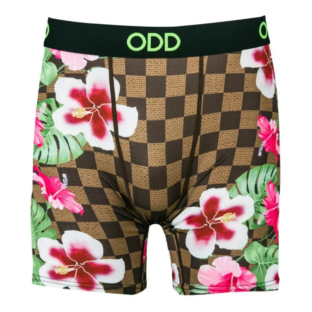 NWT ODD SOX Hibiscus Boxer Brief SM